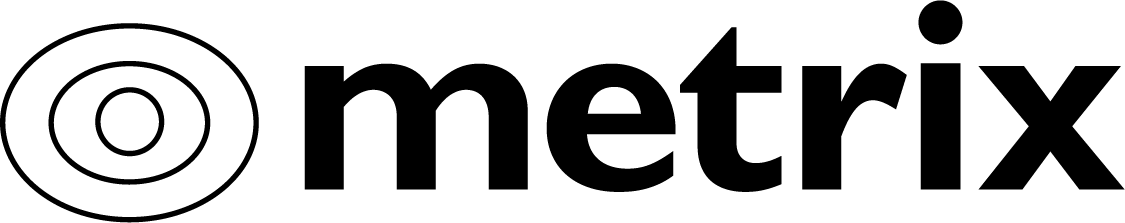 metrix logo black